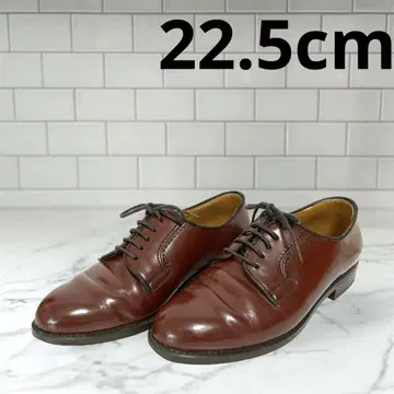 KENFORD 브라운 가죽 레이스업 슈즈 22.5cm