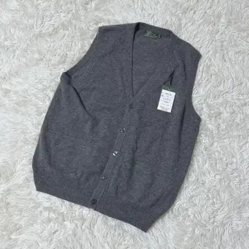 [ c5740 ] 새상품 퓨어 캐시미어 베스트 그레이 캐시미어 100%