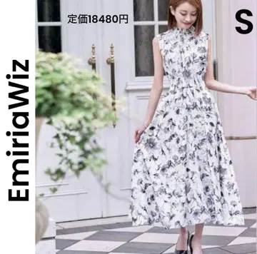 EmiriaWiz 꽃무늬 슬리브리스 원피스