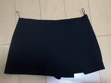 ZARA 스코트 블랙 큐롯 스커트 L 사이즈