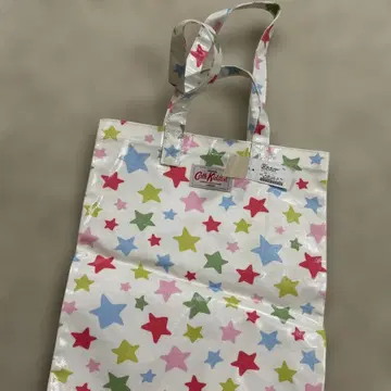 택 포함 Cath Kidston 커다란 별 패턴 북백 토트백