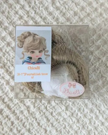 인형용 가발 Ponytail (6~7인치) [ChicaBi]