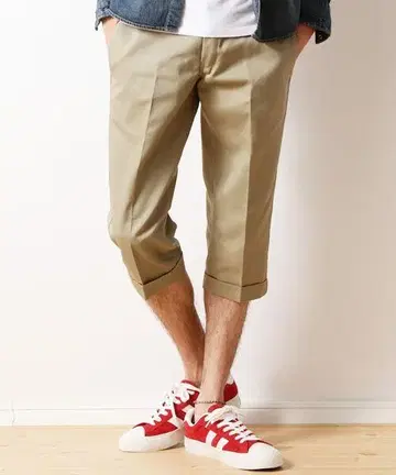 새상품급 Dickies [WD874H7] TC 트윌 크롭 팬츠 28