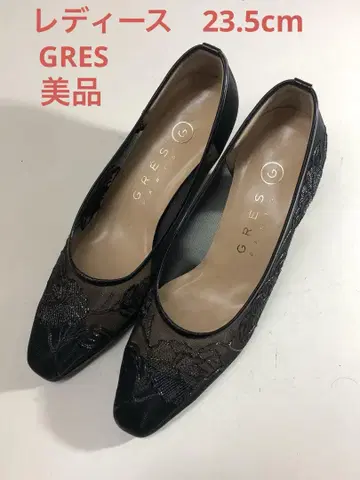 GRES 그레 시스루 펌프스 새상품급