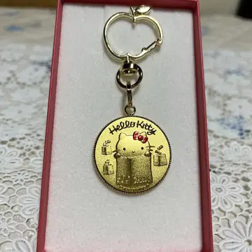 헬로키티 전시회 사과 키링