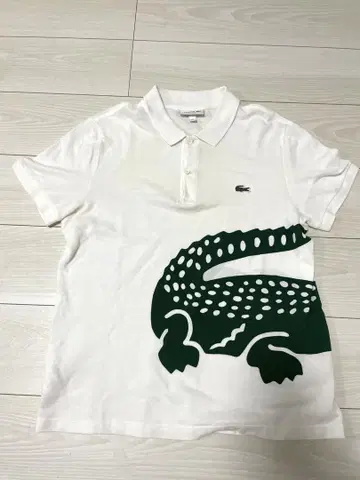 라코스테 빅 와니 프린트 피케 셔츠 M