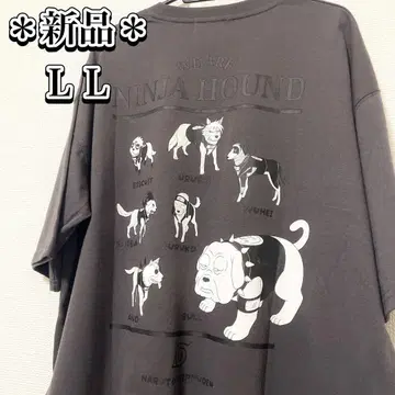 새상품 나루토 닌견 T셔츠 LL 하타케 카카시 캐릭터 T셔츠 점프