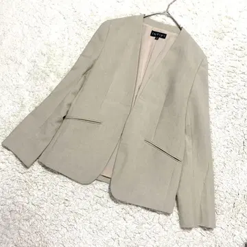 컨디션 최상 24SS 인디비 노카라 자켓 일본제 스트레치