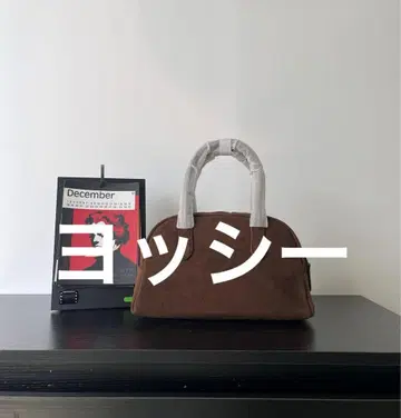 NOTHING WRITTEN 골프 가방 보스턴 핸드백 스웨이드