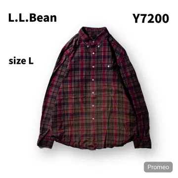 [ 즉시 구매 OK ] L.L.Bean 긴팔 셔츠 사이즈 L 브라운