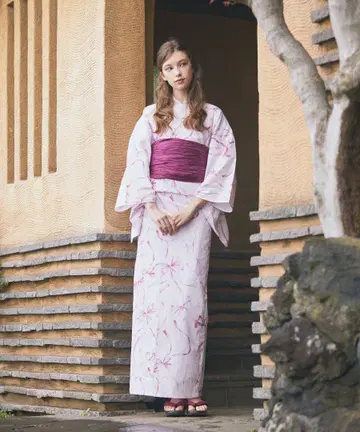 Maison de FLEUR 리본 유카타