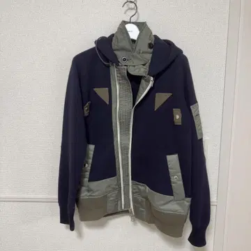 sacai Nylon Twill Sponge Sweat Blouson