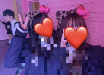 레오파드 무늬 리본 머리띠