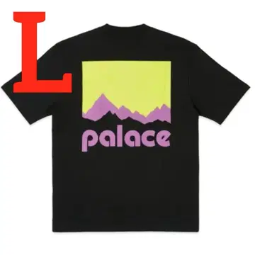 미사용 새상품 PALACE BERGHAUS T-SHIRT 블랙 L 셔츠