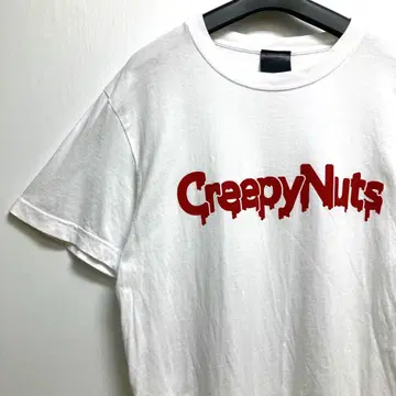 [귀중] Creepy Nuts 초기 로고 티셔츠 크리피너츠 M 사이즈