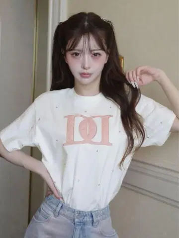 퀼팅 아플리케 비쥬 T셔츠 Darich
