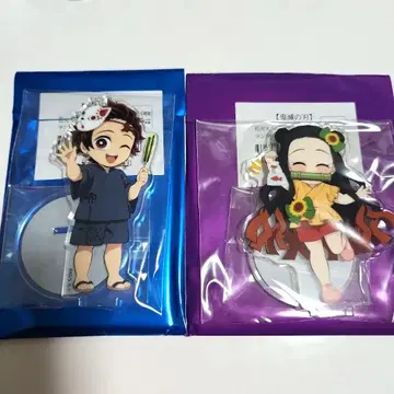 귀멸의 칼날 불꽃축제 탄지로 네즈코 아크릴 스탠드 ufotable