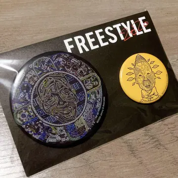 FREESTYLE 2020 캔뱃지 아라시 오노 군 개인전 굿즈 아트