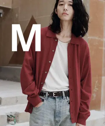 완판템 WYM T/C BASIC KNIT SHIRT CARDIGAN