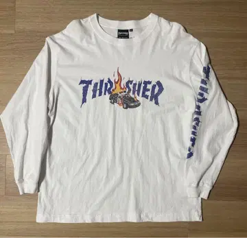 thrarsher 트레셔 롱 슬리브 티셔츠 레어 디자인 긴팔