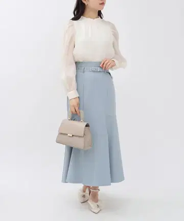 ASTORIA ODIER 벨트 머메이드 스커트