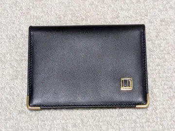 미사용 dunhill 던힐 카드 케이스 명함지갑 교통카드 지갑 이탈리아제