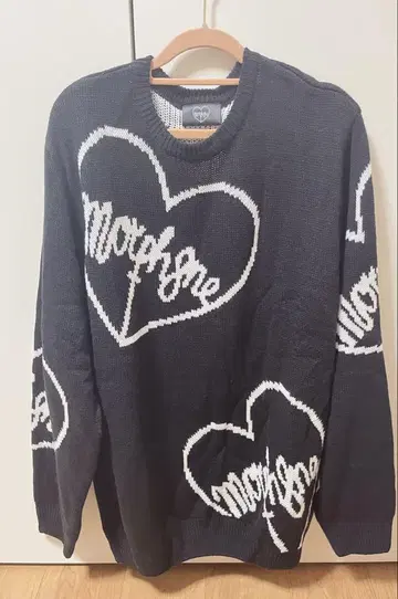 morph8ne 니트 스웨터 블랙