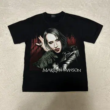 MARILYN MANSON 티셔츠 M 사이즈 블랙