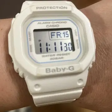 baby-G 손목시계 화이트