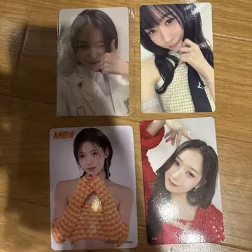 카사하라 모모나 트레이딩 카드 4장