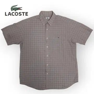 LACOSTE 라코스테 버튼다운 반팔 체크 셔츠 4