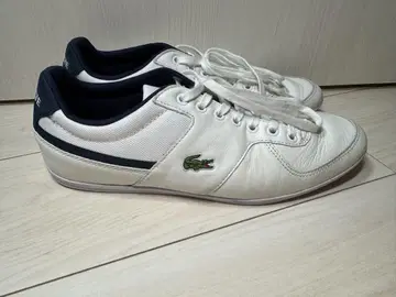 [ LACOSTE ] 스니커즈 화이트/네이비