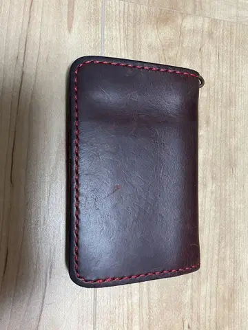 가와타코 접이식 지갑 가죽
