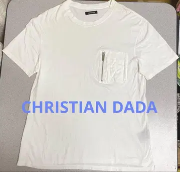 CHRISTIAN DADA 화이트 T셔츠