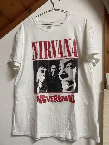 NIRVANA NEVERMIND 티셔츠 화이트
