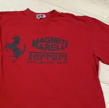 빈티지 페라리 Ferrari 티셔츠 MAGNETI MARELLI