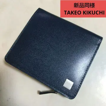 새상품급 TAKEO KIKUCHI 다케오 키쿠치 컴팩트 접이식 지갑