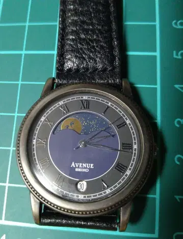 SEIKO AVENUE 문 페이스 세이코 손목시계 AVENUE