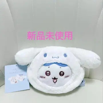 치이카와 산리오 캐릭터즈 콜라보 미니백 하치와레 시나모롤