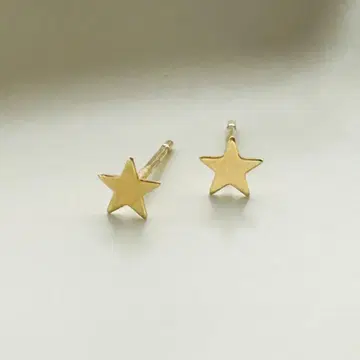 [ Ray BEAMS ] K10YG 스타 귀걸이