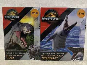 쥬라기 월드 부활의 대지 T.rex&모사사우루스 피규어