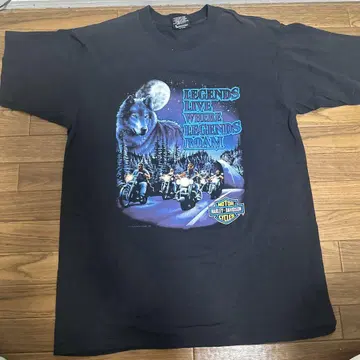 90년대 Harley-Davidson 티셔츠 L 사이즈