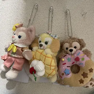 디즈니씨 쿠키앤 리나벨 더피 타미플루 인형 배지