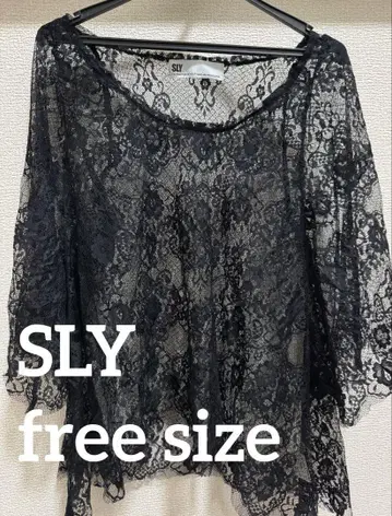 SLY 스라이 새상품급 레이스 상의 레이어드 웨스턴