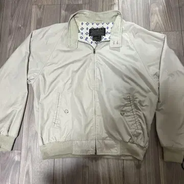 Eddie Bauer 베이지 블루종 점퍼