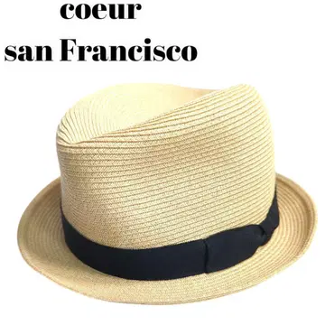 COEUR x SAN FRANCISCO 별주 페이퍼 블레이드 햇 밀짚모자