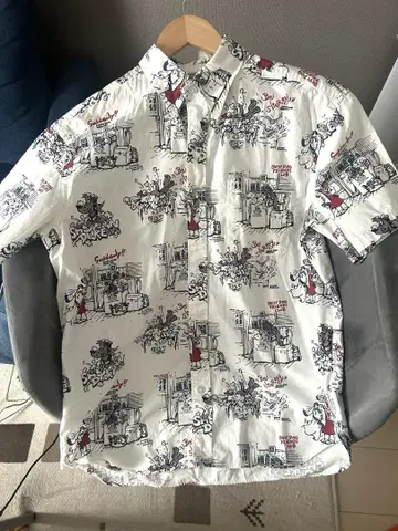 BOATHOUSE 버튼 다운 반팔 셔츠 남성용