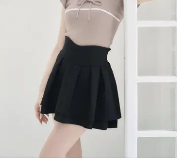 미셸 마카롱 슬림 레그 스커트 M