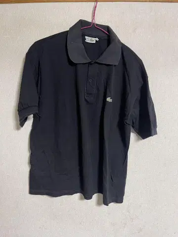 Lacoste 블랙 피케 셔츠 XL