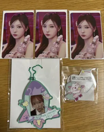 NiziU 해피 드로우 복권 마유카 키링 트레이딩 카드 스티커